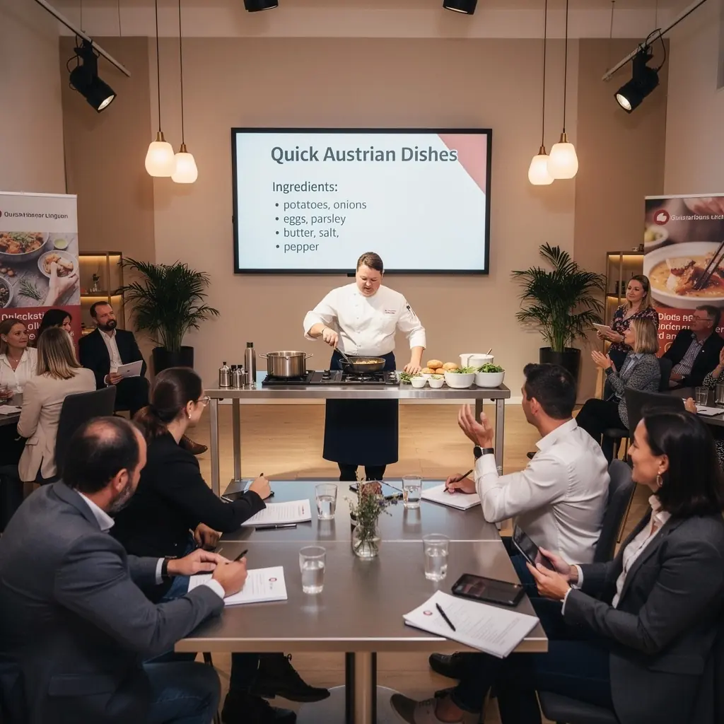 Ein köstliches österreichisches Gericht mit frischem Gemüse und herzhaftem Fleisch, zubereitet in nur 30 Minuten.